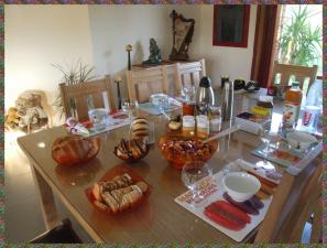 Table du petit dejeuner